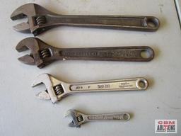Adjustable Wrenches 4", 8", 10", 12"
