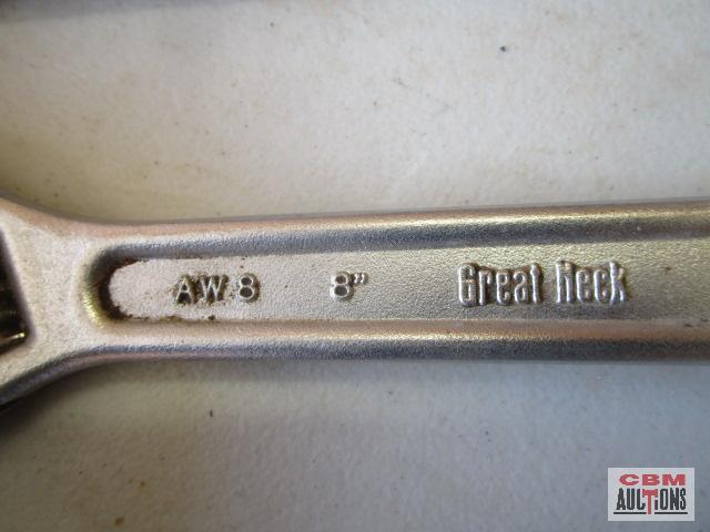 Adjustable Wrenches 4", 8", 10", 12"