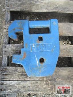4- Ford #70 Tractor Suit Case Weights... 4 X TIMES THE BID