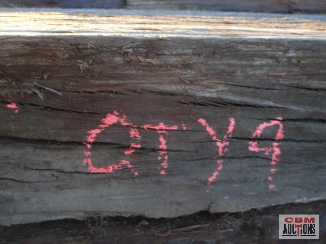 9- Railroad Ties 7"x9"x12'-14' +/- 9 X TIMES THE BID