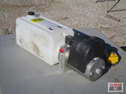 Bucher Hydraulic Power Unit M-3551-0437 12 Volt Double Acting, Reliefs Set At 3200 psi On Lift Port