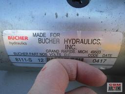 Bucher Hydraulic Power Unit M-3551-0437 12 Volt Double Acting, Reliefs Set At 3200 psi On Lift Port