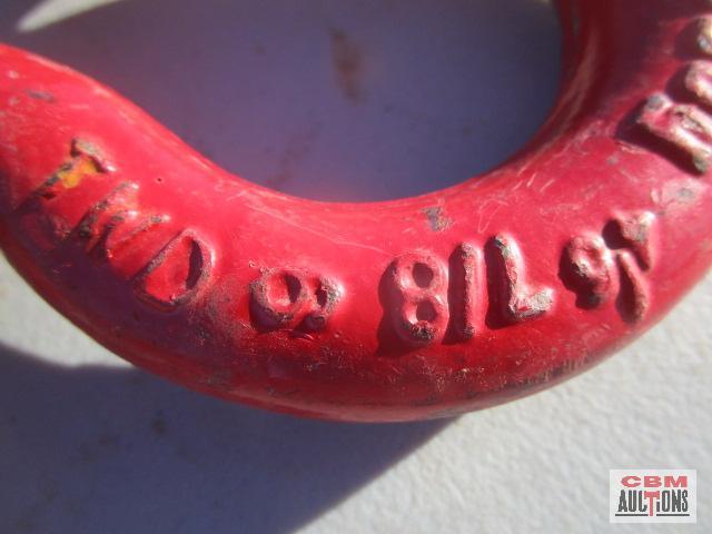 Pair Crosby Lifting Shackles