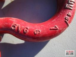 Pair Crosby Lifting Shackles
