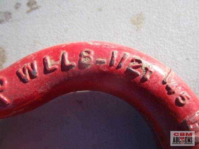 Pair Crosby Lifting Shackles