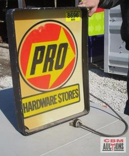 Pro Hardware Stores 120V Lighted Sign, Unknown