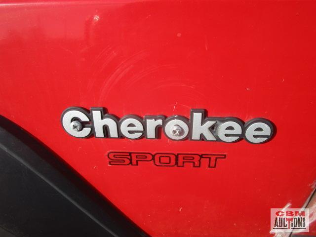 1994 Jeep Cherokee Multipurpose Vehicle (MPV), VIN # 1J4FJ68S0RL160031