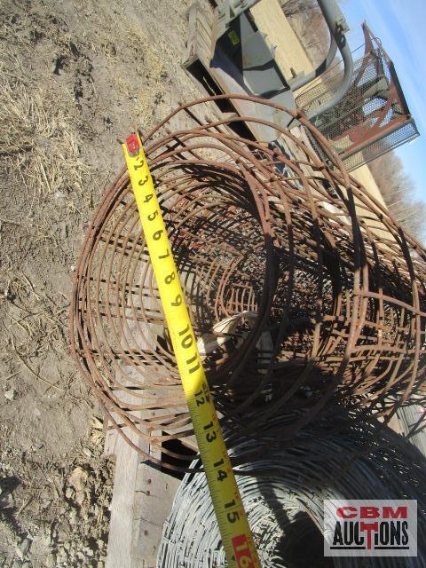 4 Partial Rolls of Woven Wire