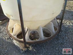 Upright Plastic Hog Feeder