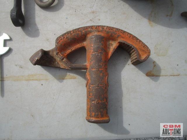 EMT Pipe Bender, Snatch Block, Barbwire Stretcher & Misc...