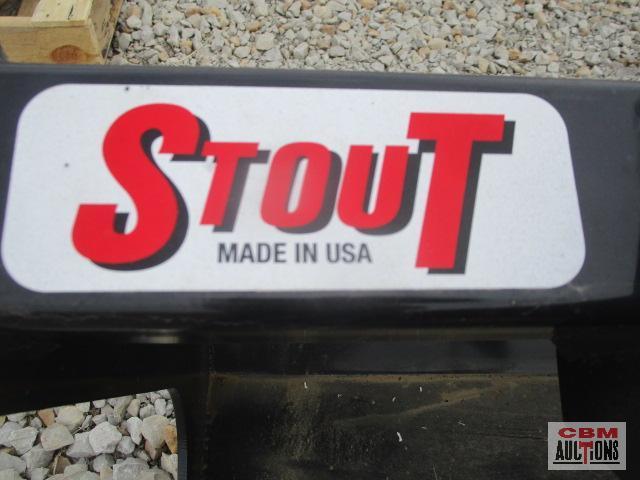 New Stout Skid Steer Industrial...Grapple Bucket 84" Flat Bottom,...Double Grapple, Complete With Ho