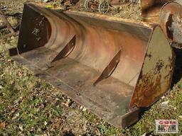 Front tractor pin on loader bucket...