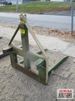 3pt Hay bale carrier