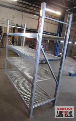 Pallet Racking 24"x77"x72" With Wire Racking (REMOVAL MONDAY, JULY 18th)
