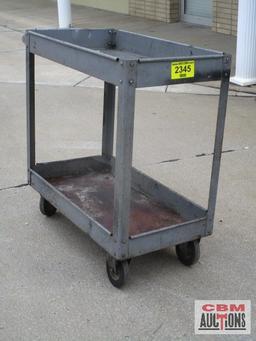 Rolling Gray Shop Cart