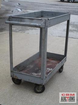 Rolling Gray Shop Cart