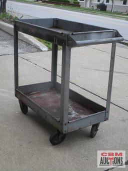Rolling Gray Shop Cart