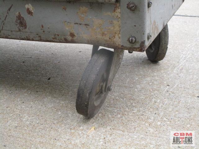 Rolling Gray Shop Cart