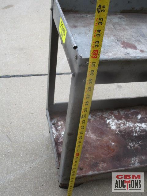Rolling Gray Shop Cart