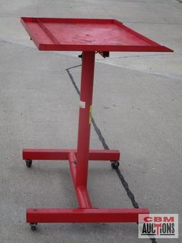 Rolling Shop Parts Tray Red