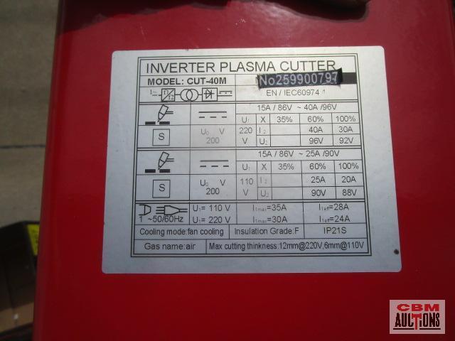Heavy Duty Power Systems Cut-40M Inverter Plasma Cutter (Looks New)