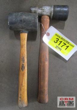2-Rubber Mallet Hammers