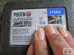 Matco Tools JTSR4 4pc Low Profile Jiffy-Tite Disconnect Set & Matco Tools FD375 Fuel Module