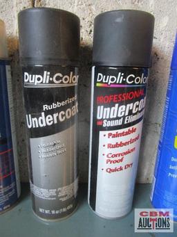 Lot Of Undercoating & Sprays