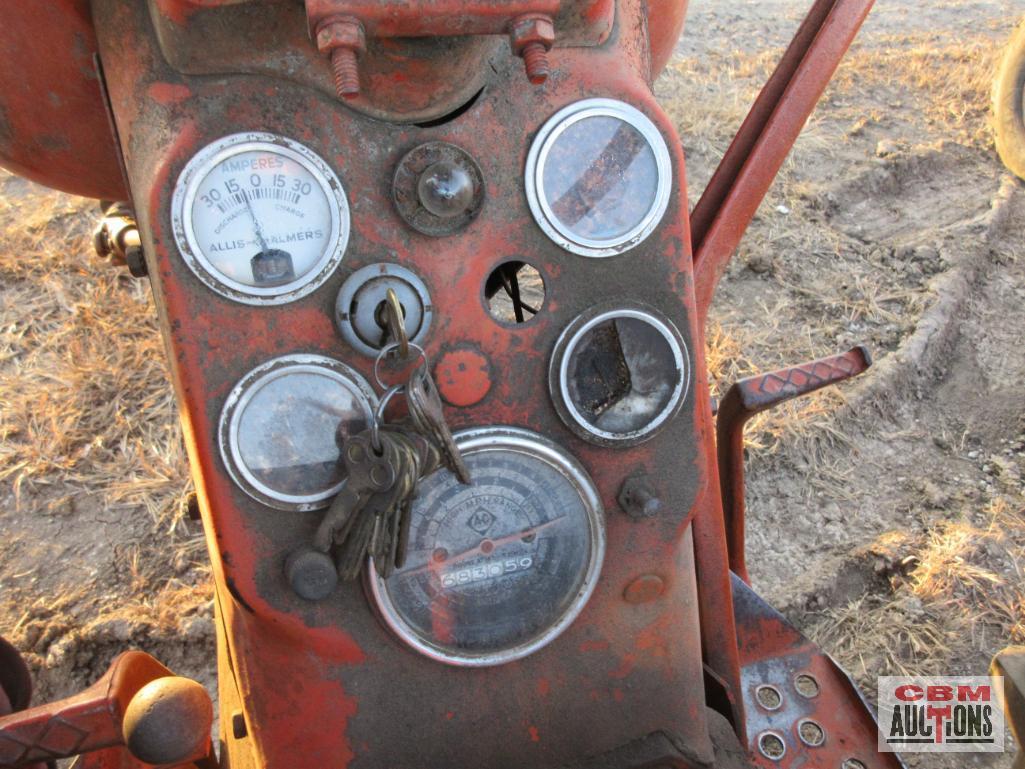 1958 Allis Chalmers D17 Series I Tractor, 3 Pt, 540 PTO, 1 SCV Line (Runs & Drove Into Line)