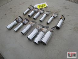 Performance Tool 1/2"-1 1/4" Deep Well Chrome Sockets 1/2" Drive *BLT