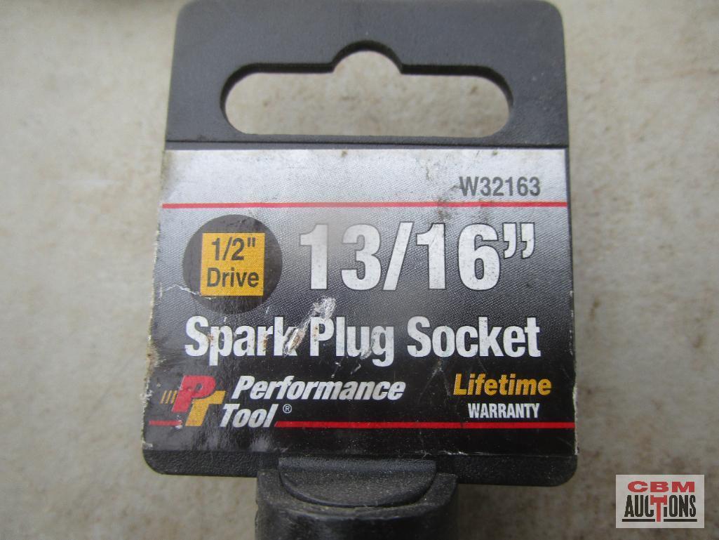 Performance Tool 1/2"-1 1/4" Deep Well Chrome Sockets 1/2" Drive *BLT
