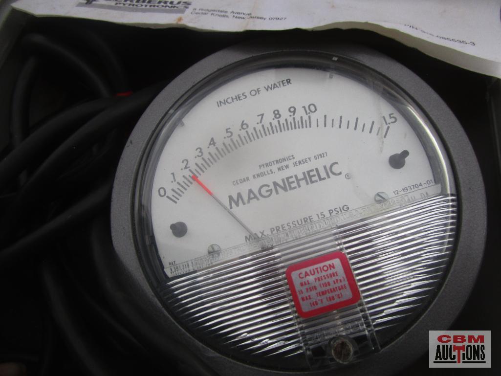 Air Duct Pressure Differential Meter