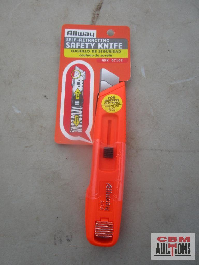 10-Allway Self Retracting Safety Knife *BLM