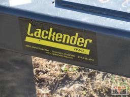 Lackender Skid Steer Tree & Post Puller With Hoses & Ends