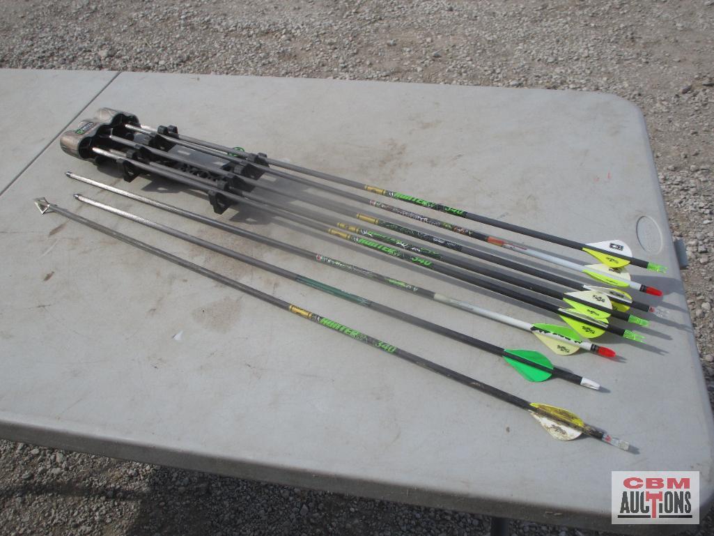 Bear Compound Bow, Arrows, Parts & Case *BRM