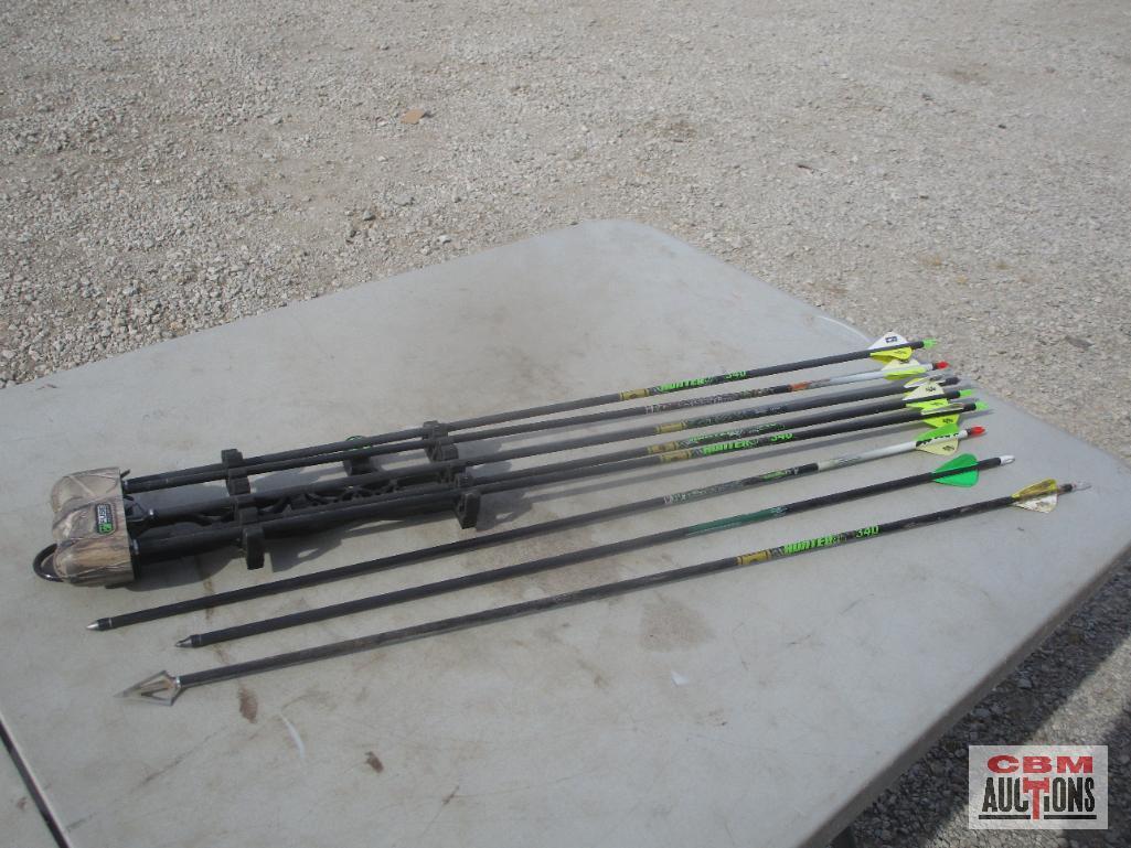 Bear Compound Bow, Arrows, Parts & Case *BRM