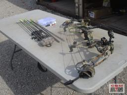 Bear Compound Bow, Arrows, Parts & Case *BRM