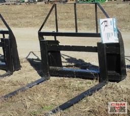 48" Skid Steer Pallet Forks 4K (Unused)