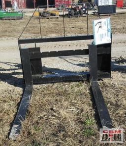 48" Skid Steer Pallet Forks 4K (Unused)