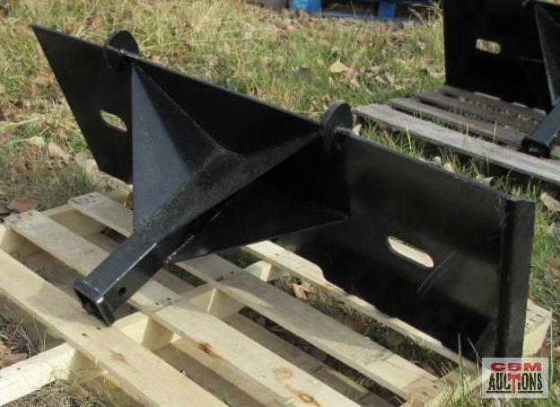 Extreme Heavy-Duty Trailer Spotter With 2" Receiver, 5/16" Skid Steer Quick Attach Backing