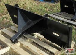 Extreme Heavy-Duty Trailer Spotter With 2" Receiver, 5/16" Skid Steer Quick Attach Backing