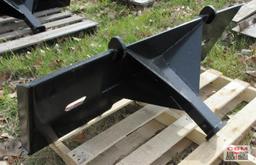 Extreme Heavy-Duty Trailer Spotter With 2" Receiver, 5/16" Skid Steer Quick Attach Backing