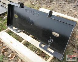 Extreme Heavy-Duty Trailer Spotter With 2" Receiver, 5/16" Skid Steer Quick Attach Backing