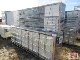 Steelman 10' H10FT-30D Work Bench with 30 Drawers, 2 Cabinets Drawers With Lock And Anti-Slip Mats,