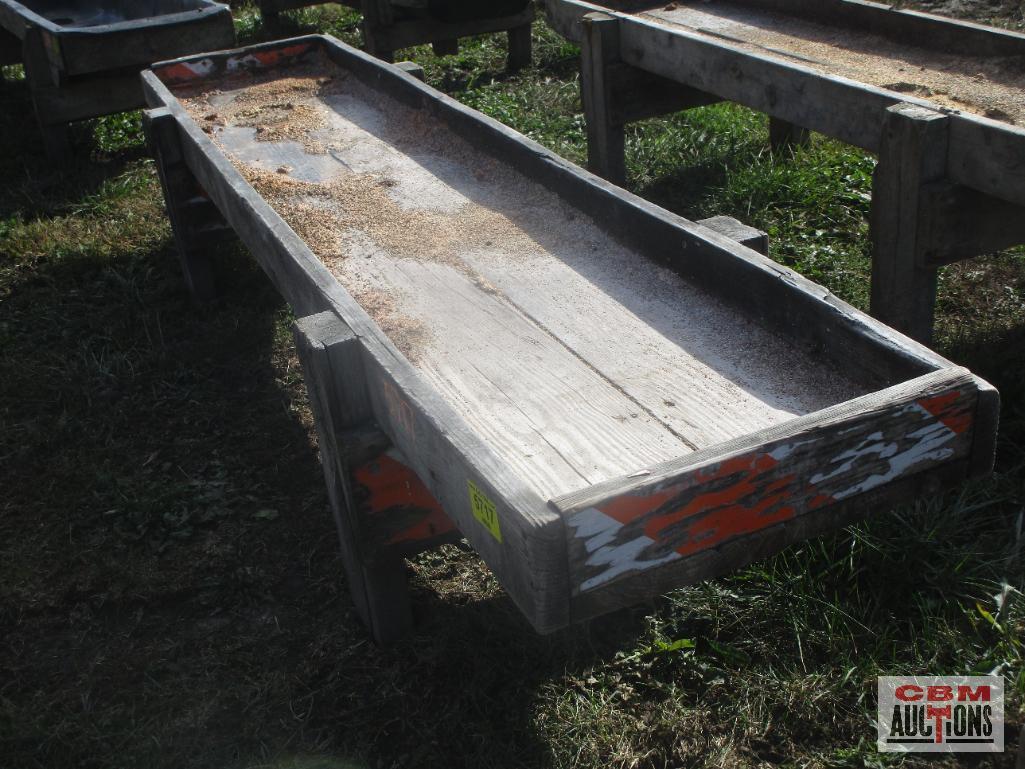 Wooden Cattle Feed Bunk