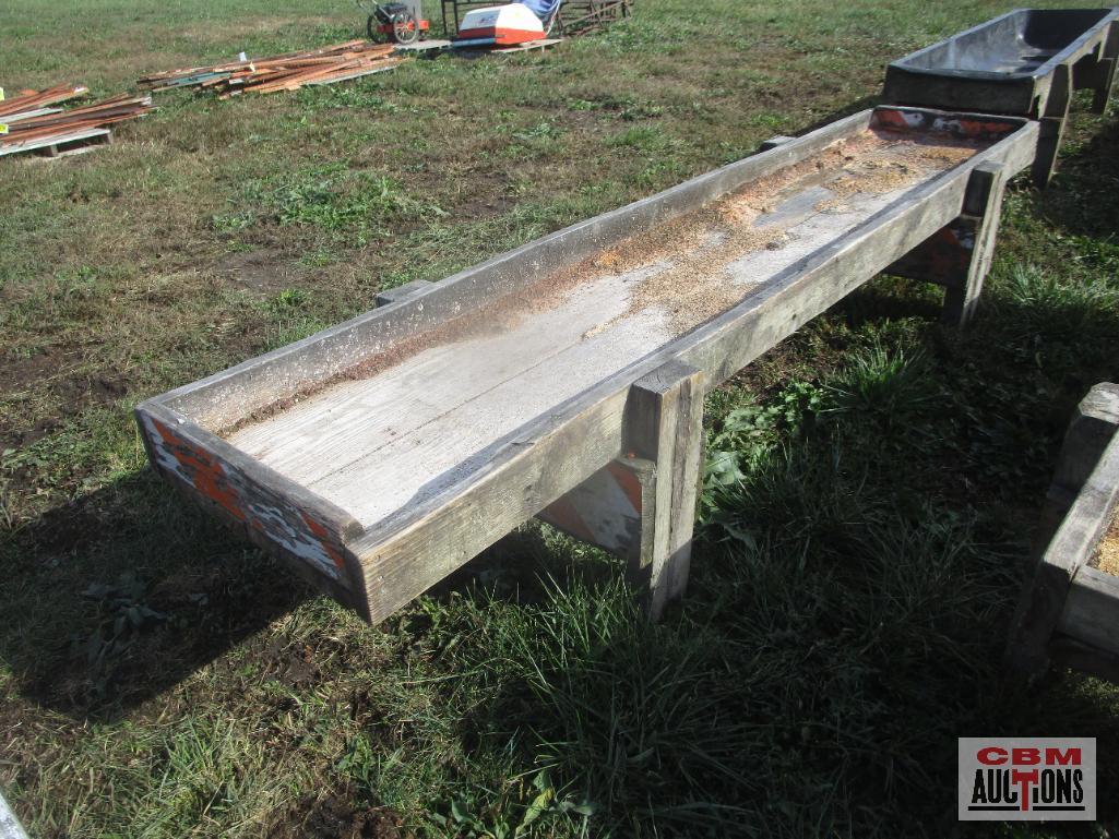 Wooden Cattle Feed Bunk