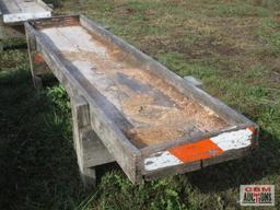 Wooden Cattle Feed Bunk