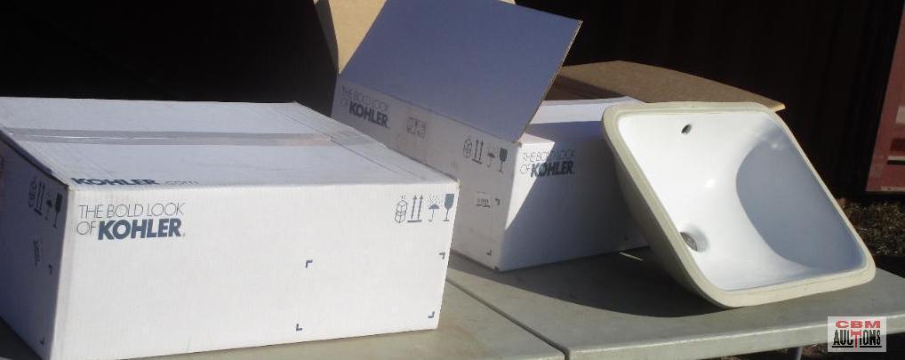 2-Kohler Rectangle Undercounter Sinks (Unused) *GRF