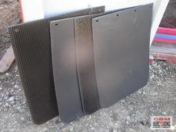 4-Black Truck Mud Flaps 24"x30" *ELF