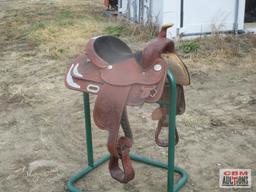 Circle Y 14" Park & Trail Show Horse Saddle (NO STAND) *J